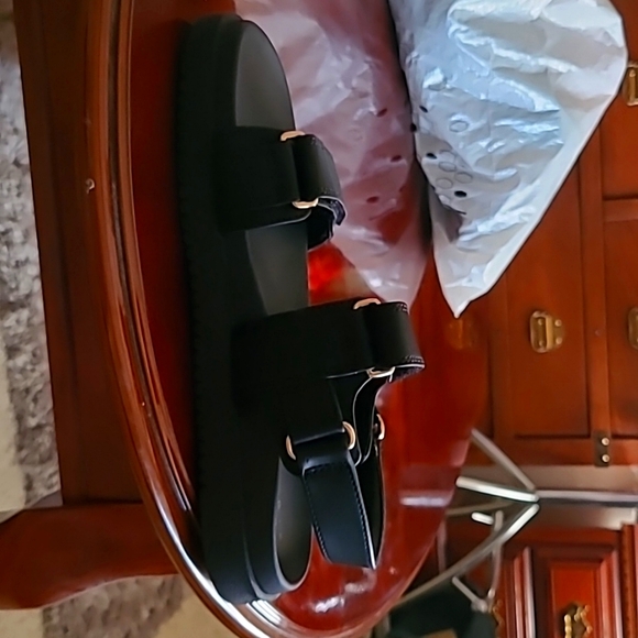 Women's Flatbed Ankle Strap Sandals 8.5 A New Day - Picture 4 of 9